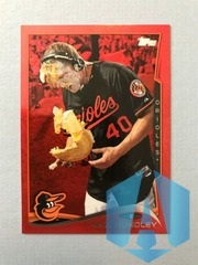 2014 Topps Update Red Hot Foil #US-140 Nick Hundley Baltimore Orioles